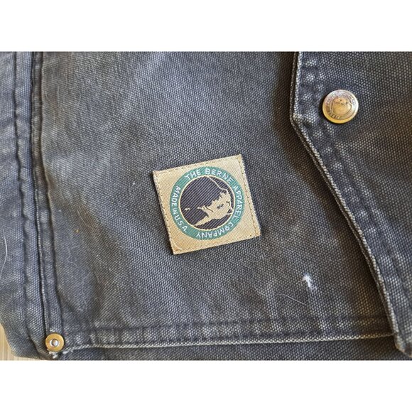 Vintage Berne XLT Barn Coat Chore BercoWear Mens Canvas Jacket Blanket Lined - Picture 2 of 9